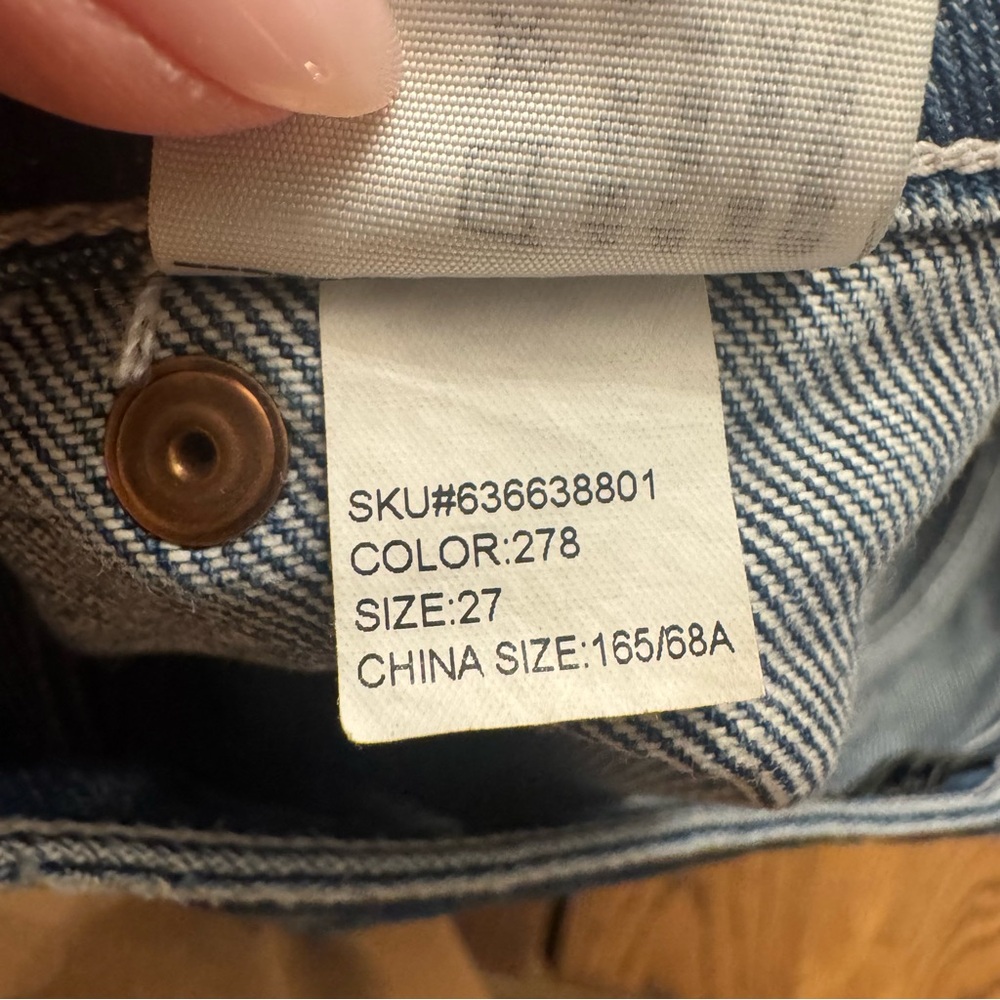 Abercrombie & Fitch Blue Denim Mini Skirt A line Jean. Natural rise 27 size 4 - Picture 3 of 7